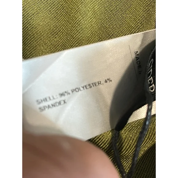 Cider Green Strapless Tube Dress Women's M Boho Midi NWT - Picture 7 of 9